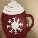 2 x Hot Chocolate Bar Banner Gold Glitter Hot Chocolate Bar Sign Christmas Decorations for Wintertime Holiday Christmas Party New Year Party Decorations