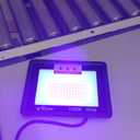 2 Pack 100W LED Black Light, Blacklight Flood Light with Plug and Switch, IP66 Waterproof Neon Glow for Party, Halloween, Poster, Body Paint, Aquarium