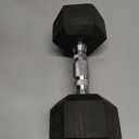 Amazon Basics Rubber Hex Dumbbell Hand Weight, 20 LB
