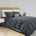 White Classic Grey Duvet Cover Queen Size, Microfiber Duvet Cover with Zipper, Set of 1 Down Comforter Cover with 2 Pillow Shams, Luxury Comforter Cover Queen Size | Comforter Not Included