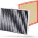 13718507320+64119237555 Cabin & Engine Air Filter for BMW 2.0L L4 Gas model: 228i xDrive 320i 328i GT 428i Gran Coupe M2 2012-2025 CUK 25 001, E2991LC C31382C LAK812 WA10005 A39060 2.0 3.0 L 4 6