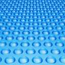 VEVOR Solar Pool Cover, 24 x 12 ft Rectangle Solar Cover 12 mil for Pools, Inground Above Ground Swimming Pool Solar Blanket with Bubble, Heat Retaining Solar Covers Blue