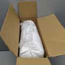 Quataly White Queen Comforter Set - 3 Pieces Seersucker Lightweight Bedding Comforter Sets (1 Soft Fluffy Comforter & 2 Pillowcases) - All Seasons Cozy Modern Bed Sets