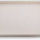 Oirlv linen Jewelry Display Trays Stackable Necklace Bracelet Ring Showcase Display Empty Plate(Pack of 1), Beige 
