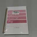 BearCake Pink I am Daughter of the Most High King Christian Notebook Journal, Christian Gifts for Women, Bible Notebooks for Note Taking, Bible Journaling Notebook, Hardcover Spiral Notebook 5.5x8.3