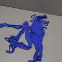 Sets for Women 2 Piece Fishnet Bodystocking Exotic Sparkle Rhinestone Mesh Bodysuit with Thigh High Stockings Blue