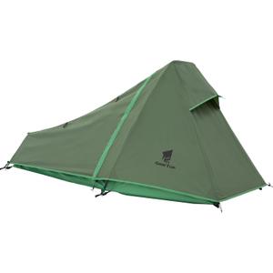 GEERTOP Ultralight Bivy Tent for 1 Person 3 Season Waterproof Single Person Backpacking Tent for Camping Hiking Backpack Travel Outdoor Survival Gear (Army Green)