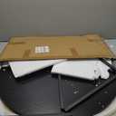 Coffee Table, 31.5" Black Round Coffee Table for Living Room, Center Tables for Family & Office Use, Outdoor Coffee Table Round, Large Black (31.5" D x 17.7" H)