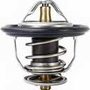 Car Thermostat, High Performance Engine Coolant Thermostats with Gasket, Universal OEM#19301-PAA-306 19301-PLC-31 Automotive Thermostat Replacement for Car/Truck/SUV (Silver)