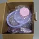 Coolflask Water Bottle with Straw, 32 oz Insulated Metal Water Flask with Straw & Spout Lids, Stainless Steel Double Wall Vacuum, Keep Cold 48h Hot 24h, Leak Proof & Non-BPA, Lavender