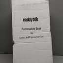 CaddyTek Removable Seats for Golf Push Carts - Seat Accessory Only, Cushioned, Portable and Durable, with Easy Install and Heavy Duty Bracket, Fits Select CaddyTek Golf Push Carts (EZ Series Seat, Black)