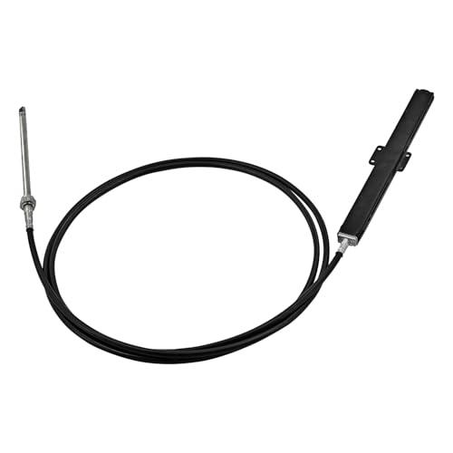 Looklardy SSC13411 11Ft Rack Steering Cable Compatible with SB39526P,SB39544P Bezel Kits for Back Mount Steering System& SH5210P,SH5230P Helm Units Fits for SS14111 SS15111