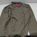 HUGO Men's Woven Logo Patch Button Down Shirt XL, Spinach Green