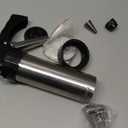 Stainless Steel Cookie Press Gun Kit, Spray Cookie Press with 13 Decorative Template Plates and 8 Icing Tips for DIY Baking Cooking