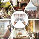 Fall Swag Valance, Autumn Pumpkin Rod Pocket Window Treatment Thanksgiving Leaves Scalloped Swag Kitchen Curtains for Living Room Bathroom Window, 1 Pair, 28" W x 36" L