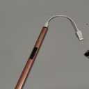 MEIRUBY Lighter Electric Candle Lighter, Birthday for Women Men Mom Wife Sister, Rechargeable USB Arc Lighters for Candle Camping BBQ (Rose Gold)