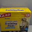 Glad for Pets Black Charcoal Puppy Pads, 23 x 23 Inch, 6-Layer Leak-Resistant Design, Activated Carbon Odor Control, Pheromone Attractant for Potty Training, 150 Count