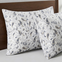 JSD 2 Piece Pillowcase Paisley Printed Sheet 31x19in, Soft Retro Floral Microfiber Sheets Extra Deep Pocket