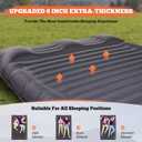 TOBTOS Double Sleeping Pad for Camping, Extra Thick 6" Camping Mattress 2 Person with Pillow Built-in Foot Pump, Inflatable Sleeping Mat for Camp, Backpacking, Hiking, Traveling