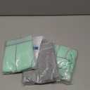 Carer Boys Incontinence Underwear Washable with Front Absorbent 70ML Breathable Cotton Absorbent Underwear for Kids 5 Pack Reusable Waterproof Incontinence Underwear for Boys Age 4-18, Medium (2 Black/Gray/2 Green)