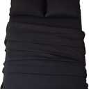 SONORO KATE Bed Sheet Set Super Soft Microfiber 1800 Thread Count Luxury Egyptian Sheets 18-Inch Deep Pocket Wrinkle and Hypoallergenic-3 Piece(Twin Black)