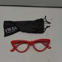 2SeeLife Premium Cat Eye TR-90 Reading Glasses for Women Narrow Medium Fit, Sturdy Frame, Spring Hinges, Stylish Readers, Red, +2.75