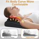 Joyset Back Massager with Heat,Neck Massager for Back Pain Deep Tissue,4D Kneading Shiatsu Lower Back Massage Pillow for Neck Shoulder Legs,Gifts for Mom,Dad,Women,Men