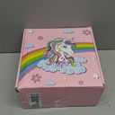 Unicorns Gifts for Girls 5 6 7 8 9 10+ Years Old, Kids Toys Set for Teens Girls Birthday Gifts Christmas, Unicorn Toys with Light Up Soft Plush Star Pillow, Diary Notebook, Headband, Water Bottle