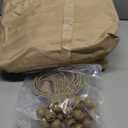 Carport Replacement Canopy Cover 10'x20' for Tent Top Garage Shelter Cover with Ball Bungees, 800D Oxford Replacement Cover Waterproof & UV Protection, Not Included Frame (Light Brown) (Beige)