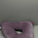 1 MIDDLE ONE Car Pillow for Kids, Memory Foam Travel Pillow for Car and Adults, Kids Car Pillows for Sleeping on Road Trip, Small Body Pillow for Kid (Purple)