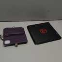 Defencase Compatible with iPhone 14 Pro Case Wallet with RFID Blocking Card Holder for Women Men, Soft PU Leather Magnetic Snap Flip Zipper Strap Wallet Phone Case Fit for iPhone 14 Pro 6.1", Purple