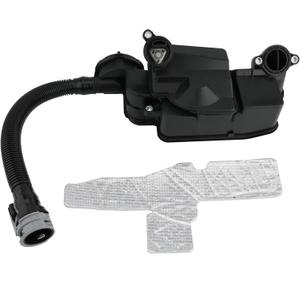 Oil Separator Assembly fit for:-Ford 2011-2016 F250 F350 F450 F550 Super Duty 6.7L V8, Diesel PCV CCV Oil Separator Replace #DC3Z6A785C BC3Z6A785A, Black