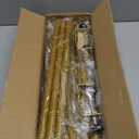 Over The Table Rod Stand with Clamps Adjustable 31"-110'' Length 31"-64" Height Gold Table Balloon Arch Stand with Storage Bag, For Valentines Day Party Wedding Anniversary Decoration