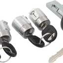 MOTOKU Ignition Switch and Door Lock Cylinder Keys Set for Chevrolet Express for GMC Savana 1500 2500 3500 2001-2007