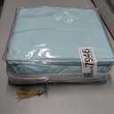 Mueller Luxury 6 Piece Queen Bed Sheets Set - Ultra-Soft 1800 Series, Cooling & Breathable Hotel Quality Bedding, Deep Pocket up to 16" - Hypoallergenic, Wrinkle-Resistant, Oeko-TEX, Aqua