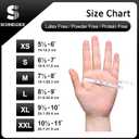 Schneider Nitrile Exam Gloves, 4 Mil Black Gloves Disposable Latex Free Powder Free, Food Safe for Cooking, Food Prep, Clean (Medium)