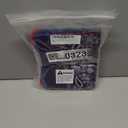2 x Sosun 22x22 Bandana, Face Mask, Square Scarf, Headwear, Multipacks Made From 100% Cotton (Black, Black/Turquoise/Black/Pink)