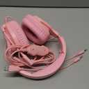 Jimonyer Gaming Headset with Microphone, 7.1 Surround Sound and Noise Canceling Over Ear Headphones for PC/PS4/PS5/Xbox Series/Switch, RGB Light and Soft Imitation Protein Earmuffs (Pink)