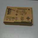 WaRiot Automatic Electric Squirt Gun for Adults Kids, Automatic Squirt Gun with 26FT Range, Super Blaster Soaker High Capacity Pistol for Beach Swimming Toy LED Electric Water Gun (1BK) (Black)