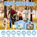 2 x Kids Camera Toys, Christmas Birthday Gifts for Boys/Girls, HD Digital Video Camera for 3 4 5 6 7 8 9 Year Old Kids with 32GB SD Card