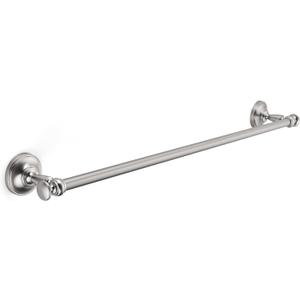 khtumeware 1 Pack Brushed Nickel Towel Bar 24 Inch Towel Rack for Bathroom Wall Mounted Thicken Steel Towel Rod Modern Home Decor