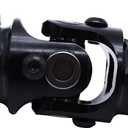1 PC SHLPDFM Single Universal Joint Black Powder Coated 3/4" DD X 3/4" DD Universal Steering Shaft U Joint Coupler
