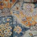 9x12 Area Rug Large Moroccan Trellis Machine Washable Rug Vintage Medallion Distressed Indoor Accent Rug Stain Resistant Non-Slip Floor Cover Carpet Rug for Living Room Bedroom, Cream
