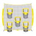 YNSZAS Football Throwing Target Net, 8 FT x8 FT, Portable Football Training Equipment Accessories (Only Net)