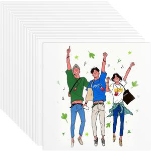 200PCS White 12x12 Cardstock Paper, 250GSM Heavy, 90lb, Blank, Multi-Purpose for DIY Crafts, Invitations, Cards, Scrapbooking