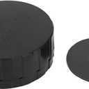 Veneer Box, All Ceramic Veneer Processing Box, Portable and Reusable Denture Storage Box with Spare Pad, Round Shape, Ultra Thin Mesh, Black