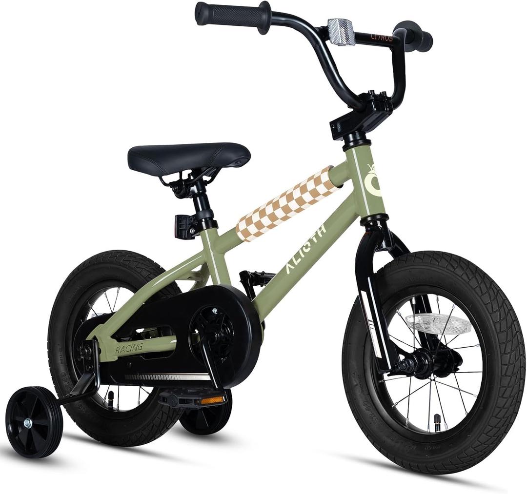 vollsch BMX Style 12 14 16 Inch Kids Bike Training Wheels 20'' Bicycle with Kickstand for 2-14 Years Old Toddlers Boys Girls Coaster Brake Multiple Colors