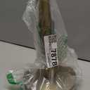 Simplehuman Tension Arm Standing Paper Towel Holder, Heavy-Duty, Easy One-Handed Tear, Kitchen Countertop, Brass Stainless Steel