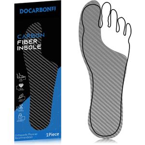 Morton´s Extension Orthotic,Recovery Carbon Fiber Insole, 1Piece, Very Rigid Foot Support Insert for Morton's Toe, Turf Toe, Arthritis, Hallux Rigidus, Broken Big Toe and Forefoot Pain 285mm