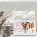 You're My Favorite Person Picture Frame with Bouquet, Best Friends Wooden Photo Frame Gifts for Women, 4x6 inch Photo